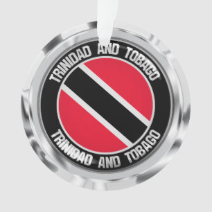 Trinidad and Tobago Round Emblem Ornament