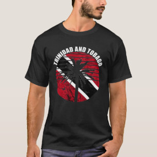 Trinidad And Tobago Summer Palm Tree Trinidadian R T-Shirt