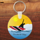 Trinidad and Tobago Toco Surfing Key Ring (Front)