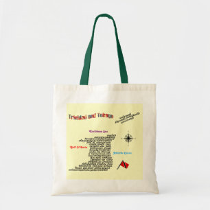 Trinidad and Tobago Towns And Villages Tote Bag