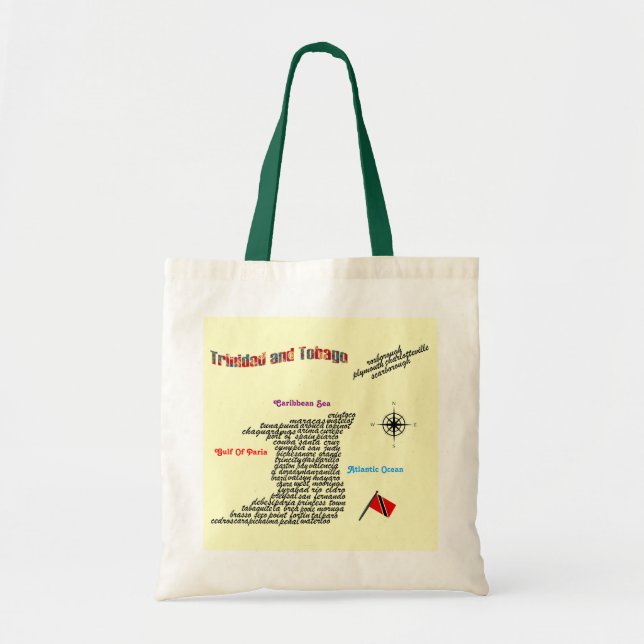 Trinidad and Tobago Towns And Villages Tote Bag (Front)