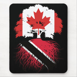 Trinidad and Tobago Trinidadian Canadian Canada Mouse Mat