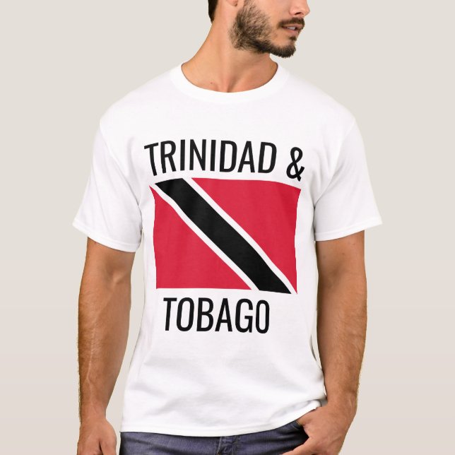 Trinidad and Tobago // World Country National Flag T-Shirt (Front)