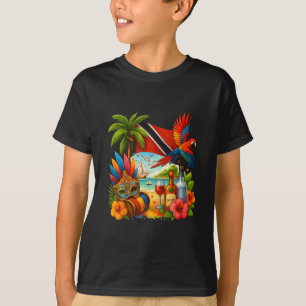 Trinidad And Togo Caribbean Vacation Trinidad Flag T-Shirt