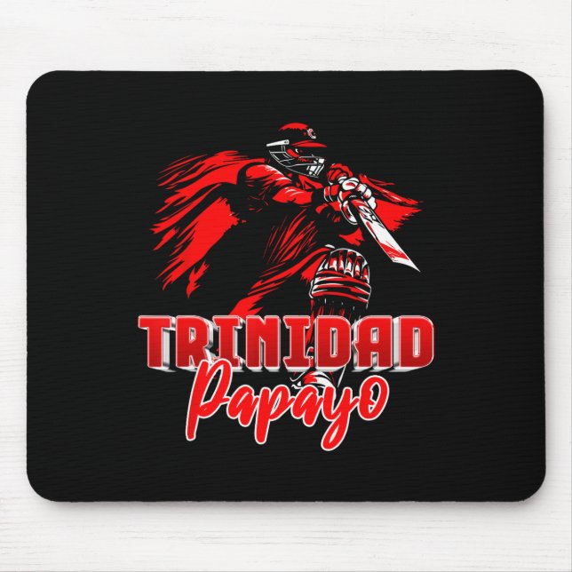 Trinidad And Togo Cricket T20 - Papayo  Mouse Mat (Front)