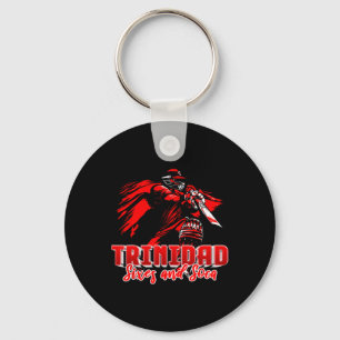 Trinidad And Togo Cricket T20 - Sixes And Soca  Key Ring
