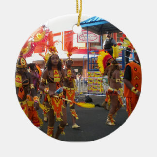 Trinidad Carnival Ceramic Tree Decoration