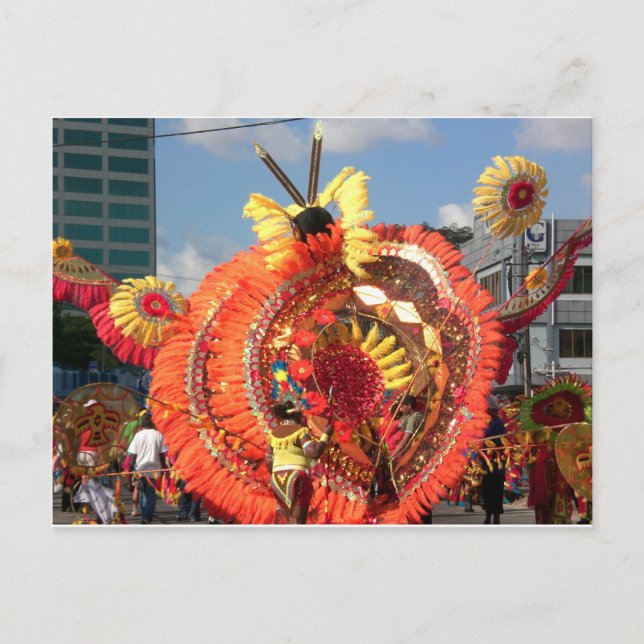 Trinidad Carnival Postcard (Front)