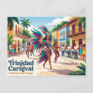 Trinidad Carnival Trinidad and Tobago Postcard
