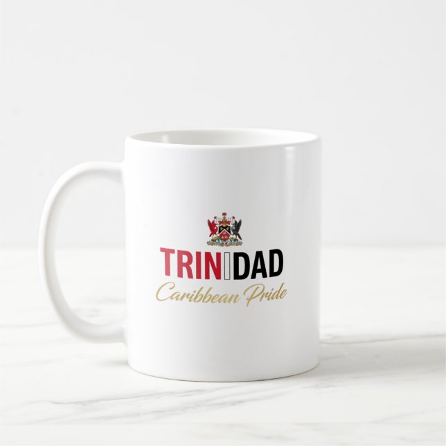 Trinidad Coat of Arms | Everyday Pride Coffee Mug (Left)