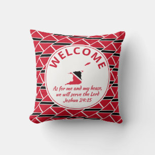 TRINIDAD Custom Christian Welcome Cushion