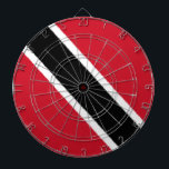 Trinidad Dartboard<br><div class="desc">Selected designed with the flag of trinidad by ralph wisden staples for forever write inc</div>