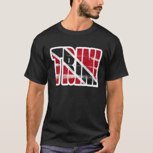 Trinidad Flag Carnival Soca Trini Fete Trinidad an T-Shirt
