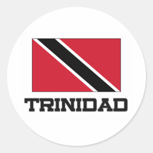 Trinidad Flag Classic Round Sticker