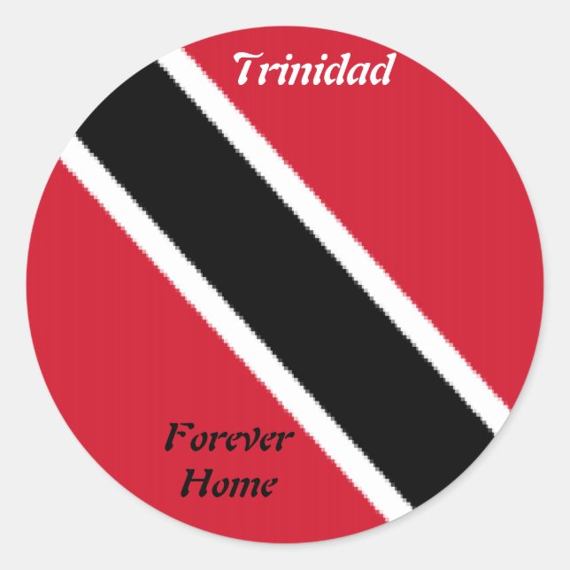 Trinidad flag stickers (Front)