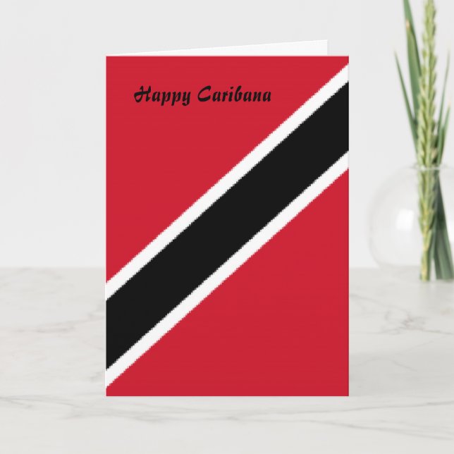 Trinidad happy caribana greetings cards (Front)