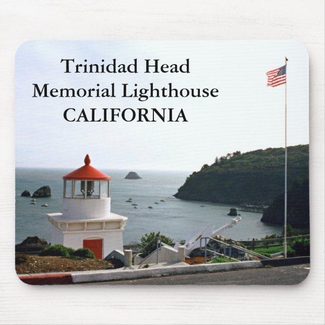 Trinidad Head Memorial Lighthouse, California Mous Mouse Mat (Front)