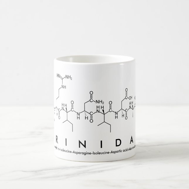 Trinidad peptide name mug (Center)