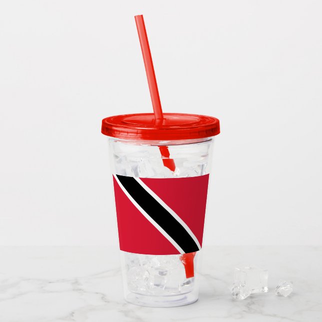Trinidad & Tobago Acrylic Tumbler (Front Ice)