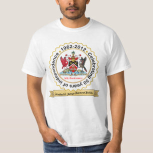 Trinidad & Tobago Anniversary Design Coat Of Arm T-Shirt