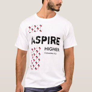 Trinidad Tobago ASPIRE HIGHER Christian Scripture T-Shirt
