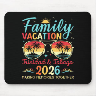 Trinidad Tobago Beach Family Vacation 2026 Mouse Mat