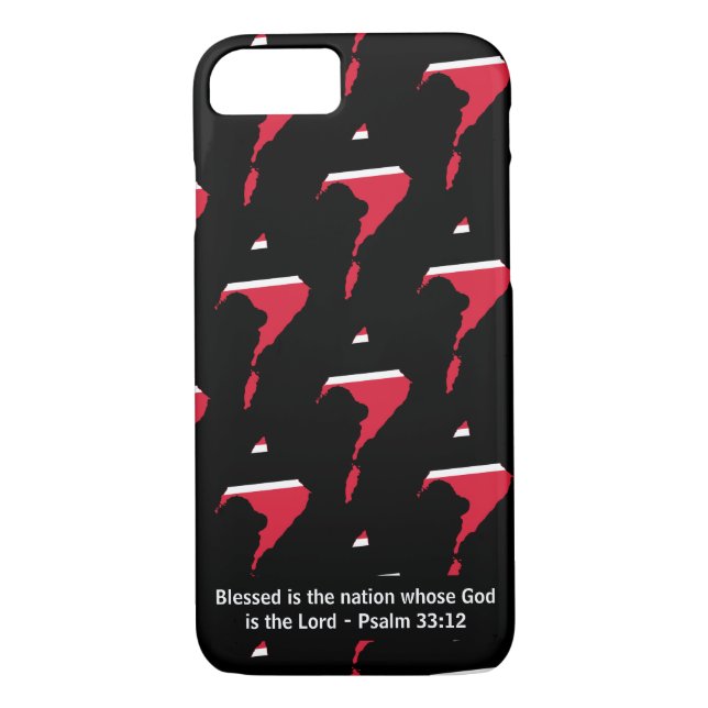 TRINIDAD TOBAGO Blessed Nation Christian Case-Mate iPhone Case (Back)