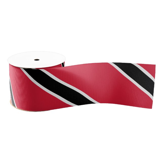 Trinidad & Tobago flag Grosgrain Ribbon (Spool)