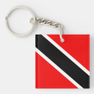 Trinidad & Tobago Flag Key Ring