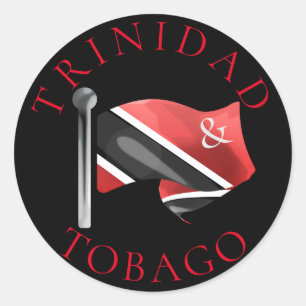 Trinidad & Tobago Flag Sticker