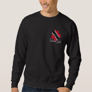 Trinidad & Tobago Girl Trinidadian Flag Pride Root Sweatshirt
