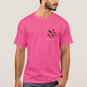 Trinidad & Tobago Girl Trinidadian Flag Pride Root T-Shirt