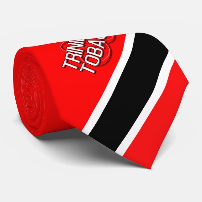 Trinidad & Tobago (Red) Tie (Rolled)