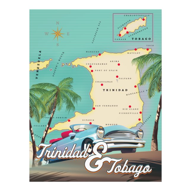 Trinidad & Tobago travel poster (Front)