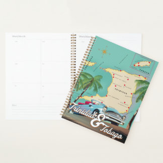 Trinidad & Tobago travel poster Planner