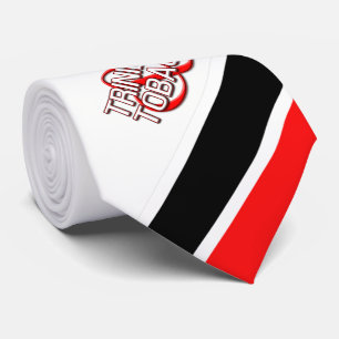 Trinidad & Tobago Typography on WHITE Tie