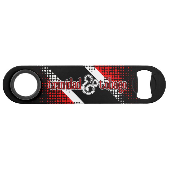 Trinidad & Tobago (your name) Dot Pattern Flag (Back Horizontal)