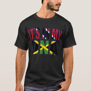 Trinidadian and Jamaican Mix DNA  T-Shirt