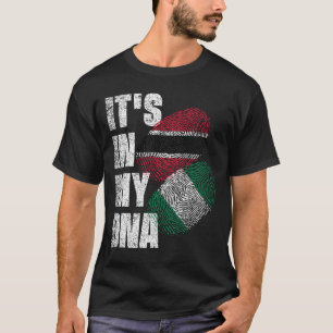 Trinidadian And Nigerian Mix DNA Heritage Flag T-Shirt