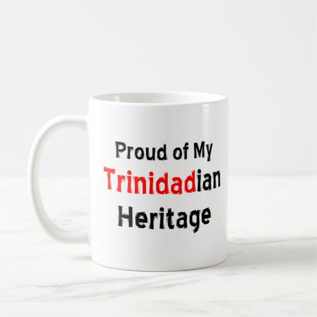 trinidadian heritage coffee mug (Left)
