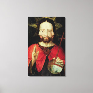 Trinitarian Christ, c.1500 Canvas Print