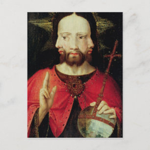 Trinitarian Christ, c.1500 Postcard