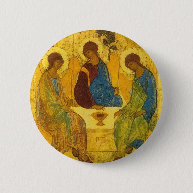 Trinity 6 Cm Round Badge (Front)