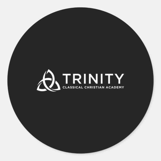 Trinity Al Christian Academy Classic Round Sticker (Front)