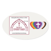 Trinity and RIC Logo Sticker Set of 4