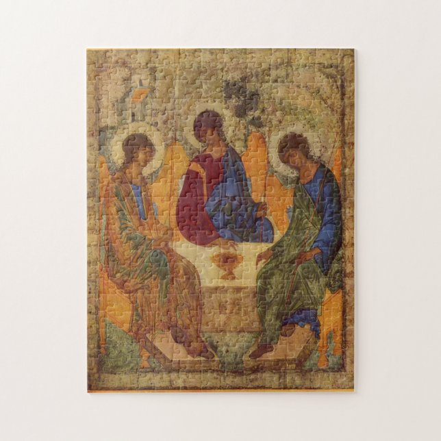 Trinity Angels At Mamre Jigsaw Puzzle (Vertical)