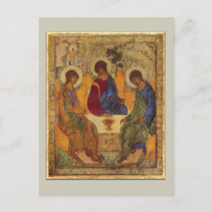 Trinity Angels At Mamre Postcard