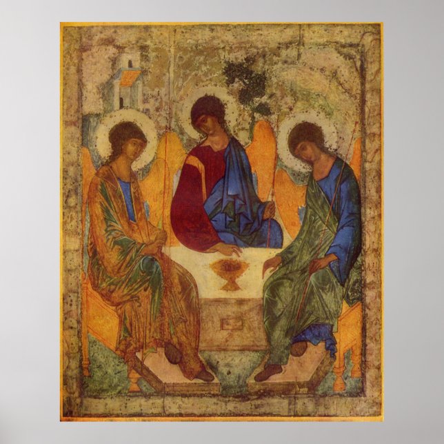 Trinity Angels At Mamre Poster (Front)