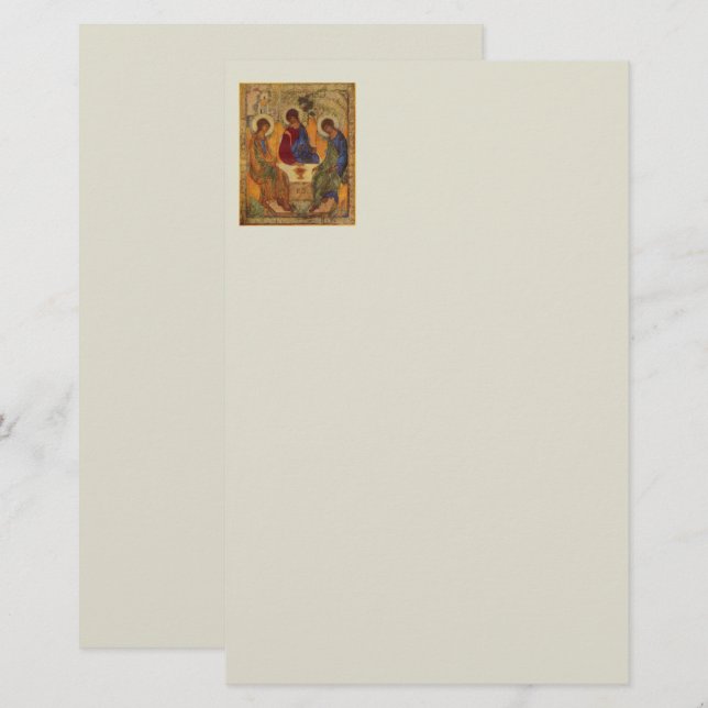 Trinity Angels At Mamre Stationery (Front/Back)