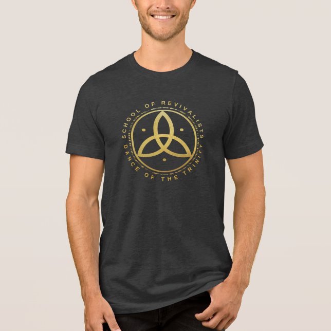 Trinity Black / Gold Tri-Blend Shirt (Front)